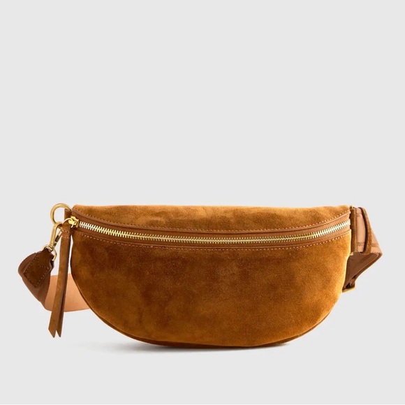 Quince Handbags - Quince Italian Suede Sling Bag